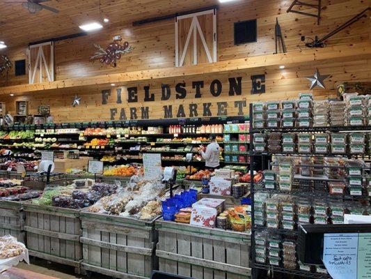 Inside fieldstone market