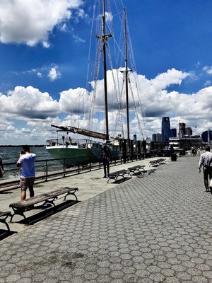 Always a beautiful day at battery park.