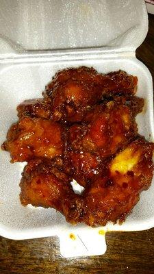 Garlic chicken wings