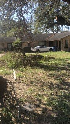 Remove 30 year dimensional shingles damaged by hail storm.