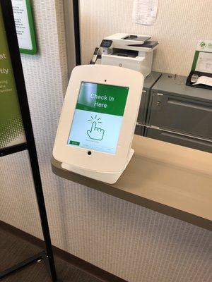 They have self check in which is pretty neat...