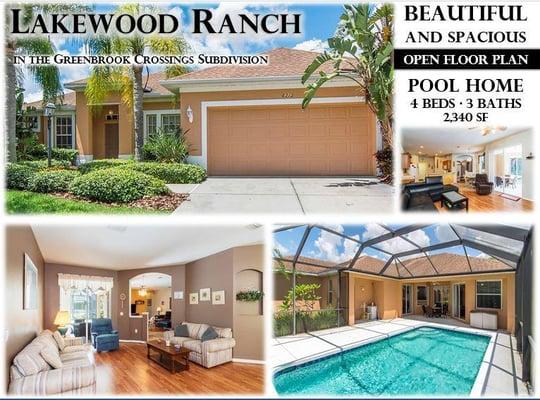 Spacious 4 Bedrooms Plus Bonus Room! Pool and right next to Top-Rated Schools! http://www.housefl.com/listing/mlsid/149/prope...