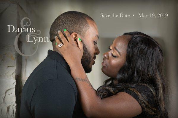 Romantic engagement session for beautiful Save the Date cards