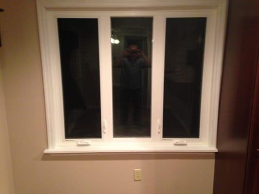 New casement window and colonial trim