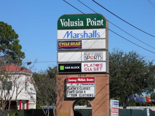 Volusia Point is a 75,386 sq. ft. shopping center with H&R Block, Marshalls, Smoothie King, Ruby Tuesday.