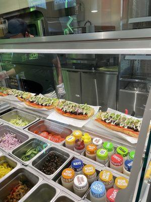 Veggie delight subs