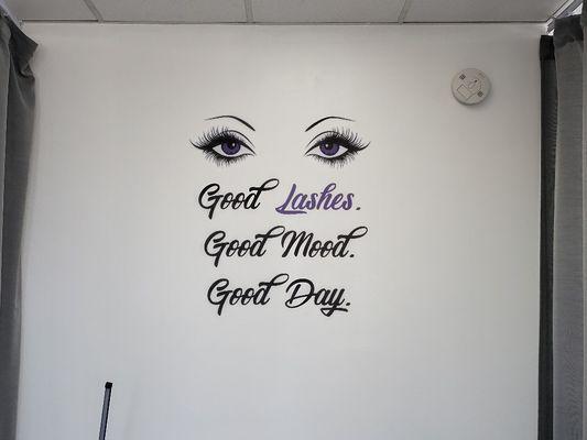 Wall graphics.