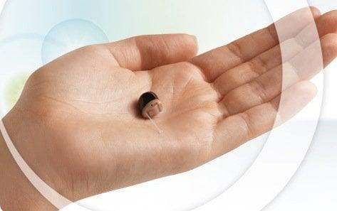 Invisibel: The new  hearing aid fits inside your ear canal. It's completely invisible.