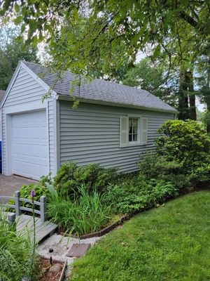 Looks great! All new trim & they even were willing to put my shutters back up for curb appeal!