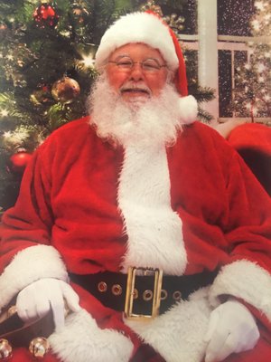 Office party or home holiday event - Santa is ready to visit!