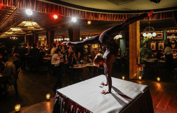 Contortionist On Stage at Monarque