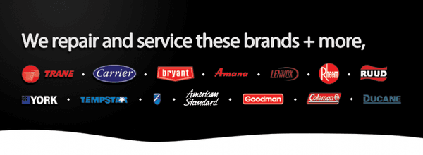 Best Comfort Services all these brands and many more