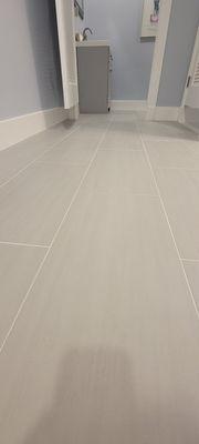 Floor tile installation, in Naples Florida