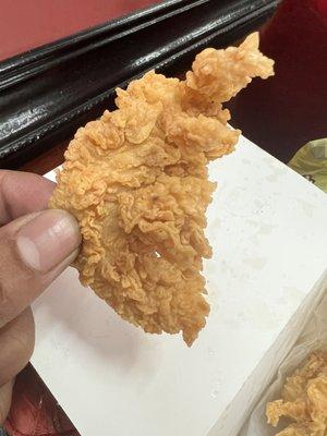 Sad chicken tenders