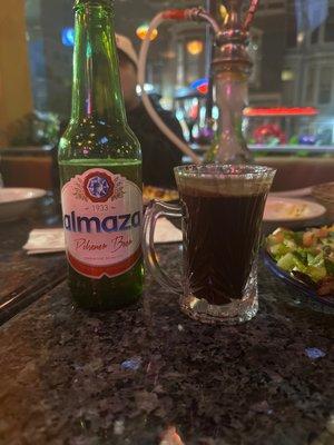 Lebanese Beer & arabic coffee