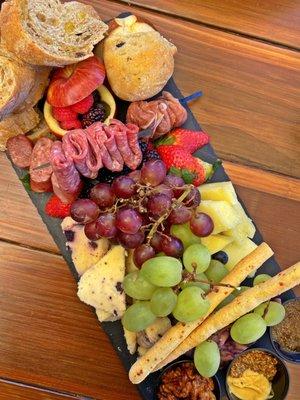 Huge charcuterie platter