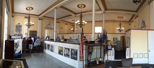 Lobby of the 8th precinct.