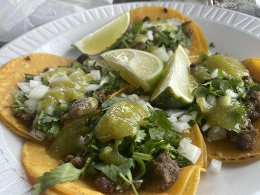 Tacos de asada