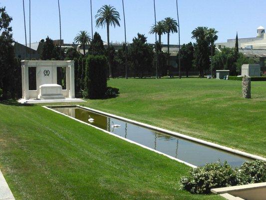 Hollywood Forever Cemetary home to many Gay stars including Rodolfo Guglielmo Valentino. Out & About VIP Tour Stop.