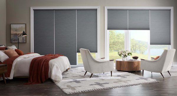 Cellular Shades are a great solution when wooden blinds need replacing.