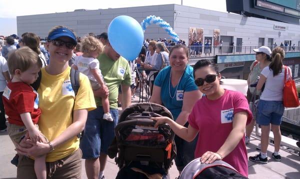 Dr. Erin, Jean and Jenny at the Walk Now for Autism Speaks Denver 2011.