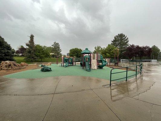 Rocky Ridge Park on a rainy day!