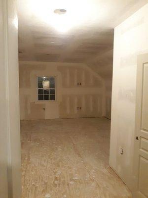 Drywall work