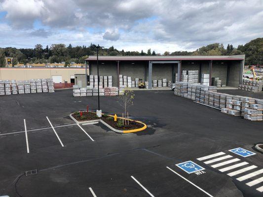 Tukwila/Seattle retail branch product yard.