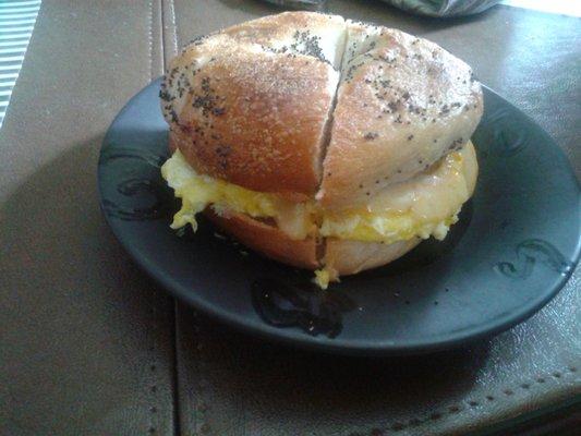 Double egg and chesse