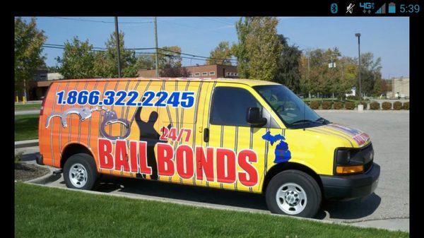 24/7 Bail Agency Van