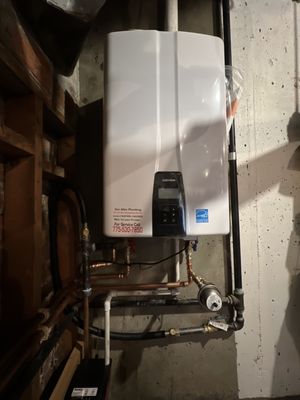 Navien Tankless water heater installations are our specialty! Call or text us for a quote today.