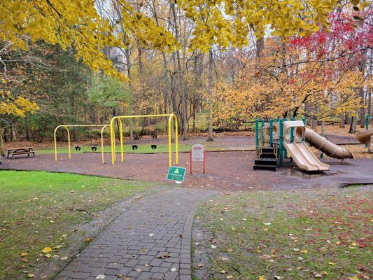 Baby swings and playground