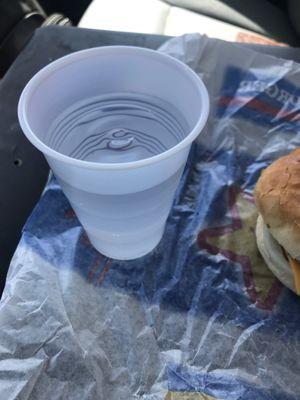 A 'to go' water, awesome lid. Definitely won't spill.