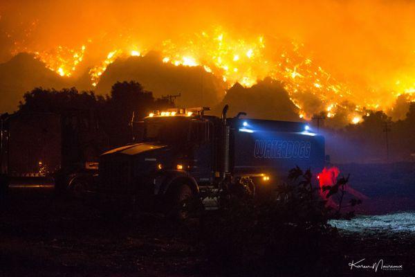 This is the truck we brought here in September 2023. Photo taken by Karen Moureaux Photography Thomas Fire December 2017