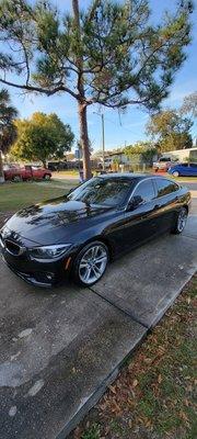 basic inside and out wash in this beautiful bmw