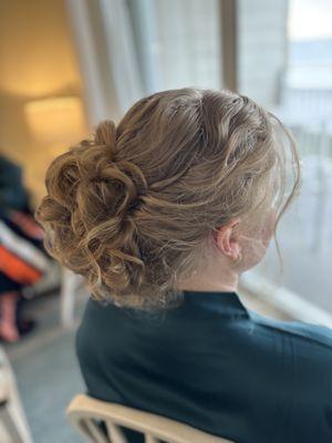 Bridesmaid updo