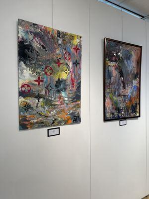 ArtBox curated group exhibit at Mary Paxon Art Gallery in Norwalk Cultural Art Center featuring J' Atelier9 ™