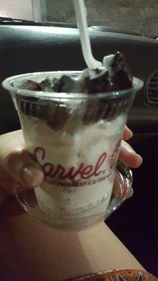 Sundae dasher! Peanut butter brownie dasher. So good!