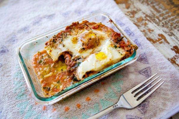 Italian baked eggs