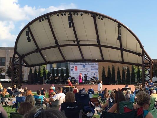 Outdoor concerts on Wednesday Nights in summer