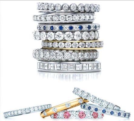 Custom Jewelry Designs, Platinum & Diamond Rings