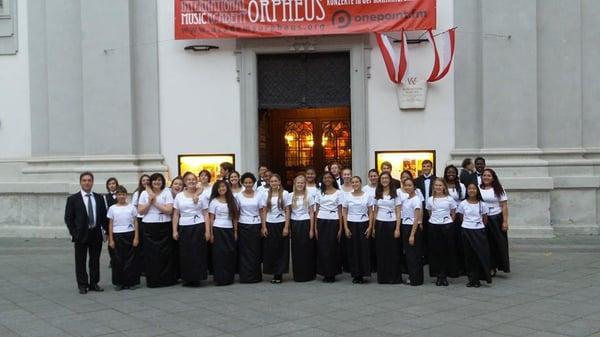 Colburn Children's Choir at the Haydn Church in Vienna, Austria, 2014