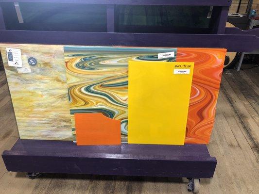 Saw this beautiful fused glass at Art Glass Depot in Odessa, MO