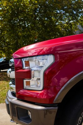 Ford F-150 with an Express Detail and a Wax Add-On.