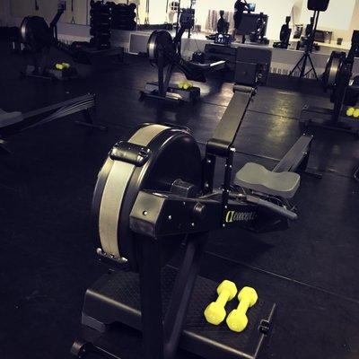 Industry best indoor rowing cardio strength classes.