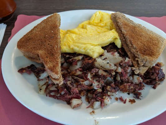 Smoked brisket hash