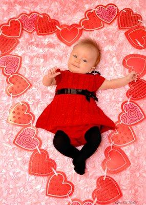 This cutie is ready for Valentine's Day!