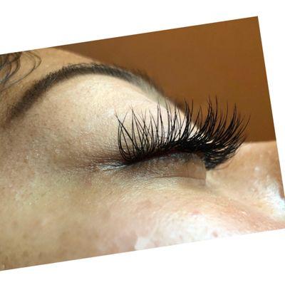 Eyelash extensions.