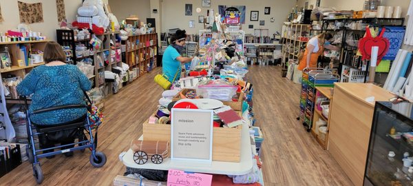 Shoppers at Spare Parts