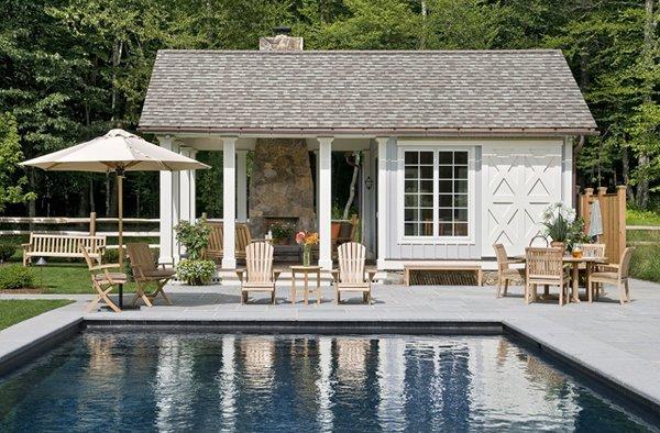 Small pool house